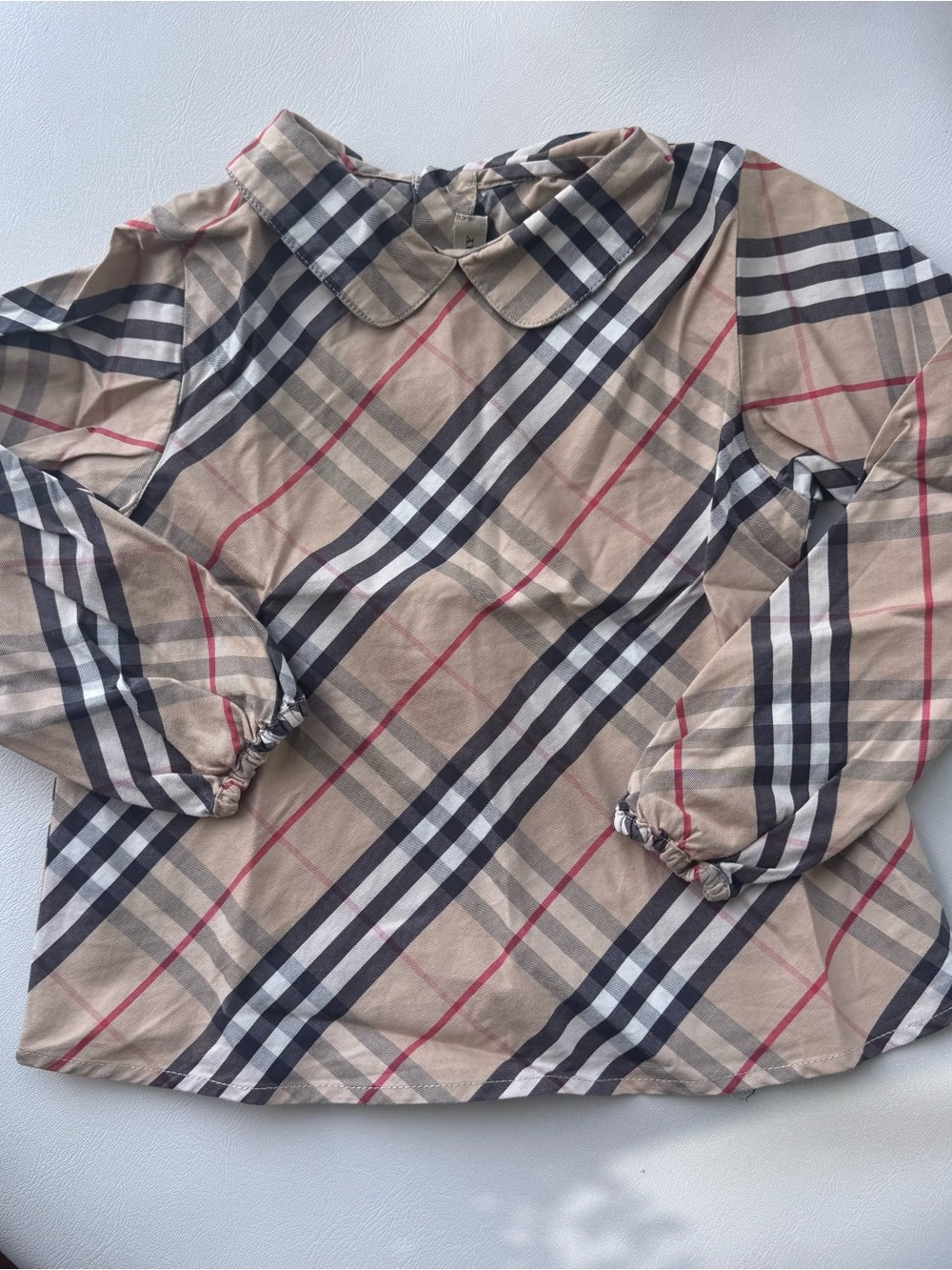 Burberry Top Shirt Blouse 3T long sleeve Burberry beige